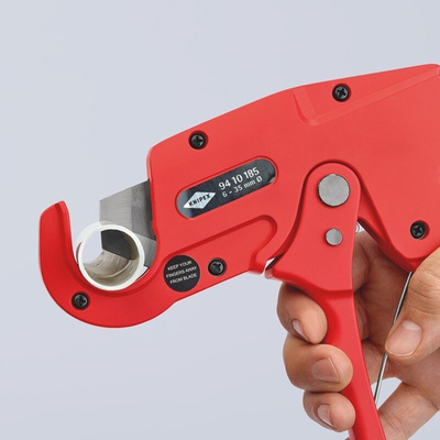 Knipex Pipe Cutter 6 → 35 mm, Cuts Plastic