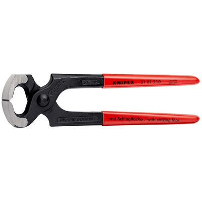 Knipex 210 mm Carpenter Hammer pincers for Soft Steel Wire; Medium Wire; Hard Steel Wire; Steel Wire