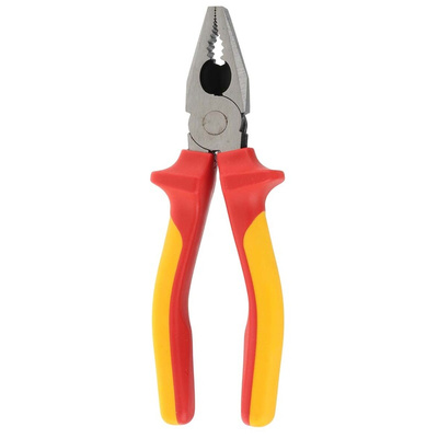 RS PRO Combination Pliers, 160 mm Overall, Straight Tip, VDE/1000V