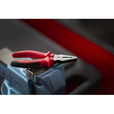 RS PRO Combination Pliers, 150 mm Overall, Straight Tip, 34mm Jaw