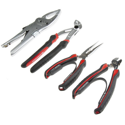 Facom 4-Piece Plier Set, 440 mm Overall