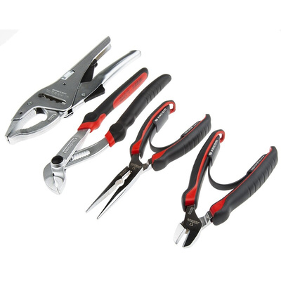 Facom 4-Piece Plier Set, 440 mm Overall