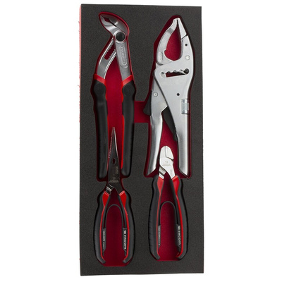 Facom 4-Piece Plier Set, 440 mm Overall