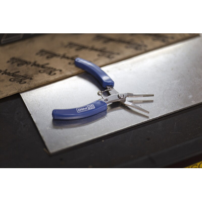 RS PRO Flat Nose Pliers, 130 mm Overall, Straight Tip, 25mm Jaw