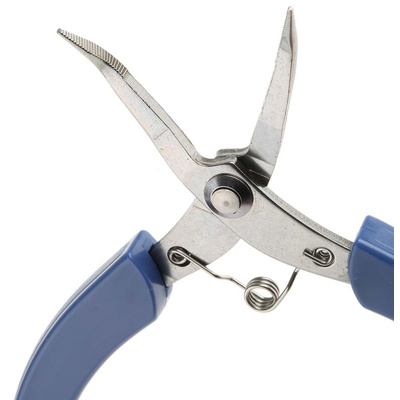 RS PRO Bent Nose Pliers, 130 mm Overall, Straight Tip, 25mm Jaw