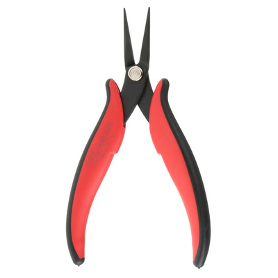 RS PRO Long Nose Pliers, 160 mm Overall, Straight Tip, 32mm Jaw