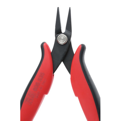 RS PRO Electronics Pliers, Flat Nose Pliers, 140 mm Overall, Straight Tip, 30mm Jaw