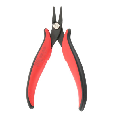 RS PRO Electronics Pliers, Flat Nose Pliers, 140 mm Overall, Straight Tip, 30mm Jaw