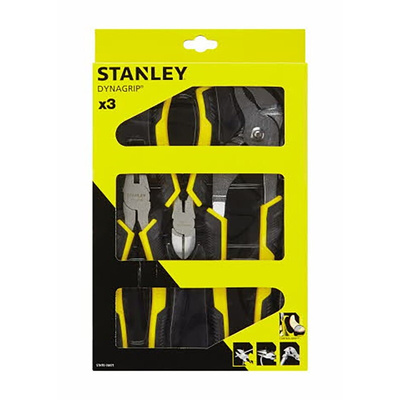 Stanley 3-Piece Plier Set, 180 mm Overall