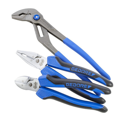 Gedore 8393 3-Piece Plier Set, 510 mm Overall