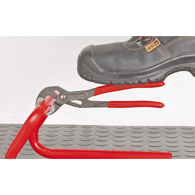 Knipex Cobra® Water Pump Pliers, 250 mm Overall, Flat, Straight Tip, 46mm Jaw
