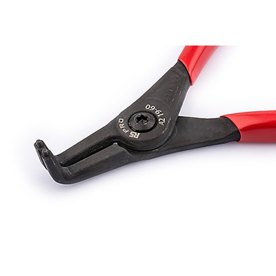 RS PRO Circlip Pliers, 180 mm Overall, Bent Tip