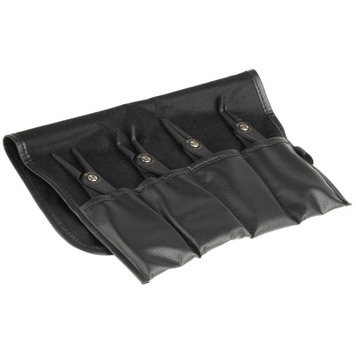 RS PRO 4-Piece Circlip Pliers, Bent, Straight Tip