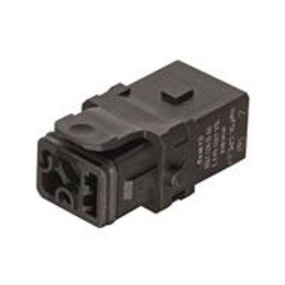 HARTING Han 1A Heavy Duty Power Connector Insert, 3 contacts, 10A, Female