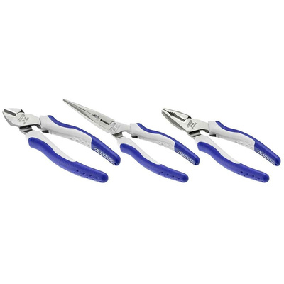 Expert by Facom Plier Set, 160 mm, 180 mm, 200 mm Overall