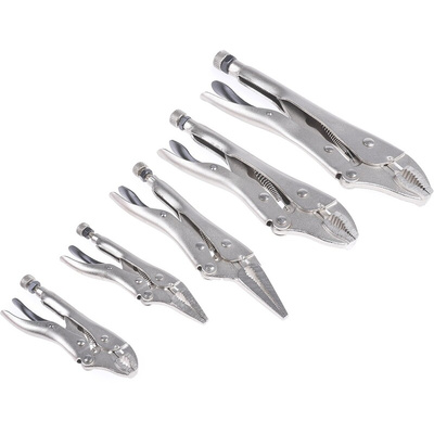 Teng Tools 5-Piece Locking Plier Set, 250 mm Overall