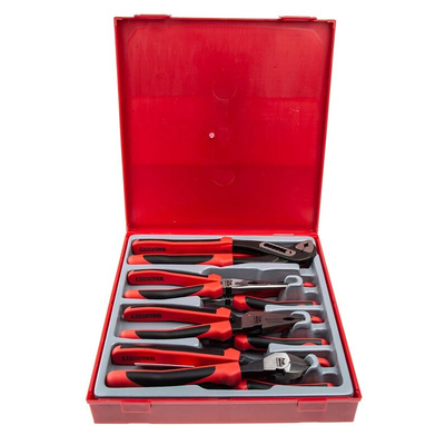 Teng Tools 8-Piece Plier Set, 225 mm Overall
