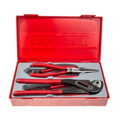 Teng Tools 4-Piece Plier Set, 300 mm Overall