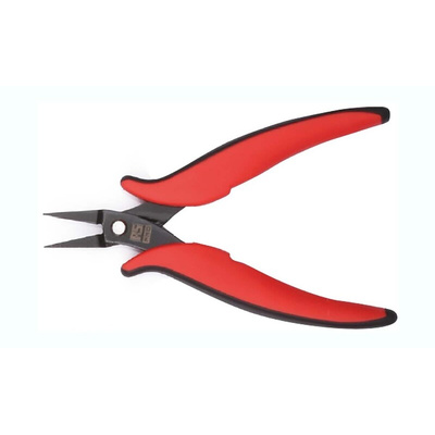 RS PRO Flat Nose Pliers, 146 mm Overall, Straight Tip, 29mm Jaw