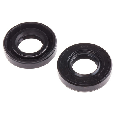 RS PRO Nitrile Rubber SealShaft Seal, 15mm Bore, 30mm Outer Diameter