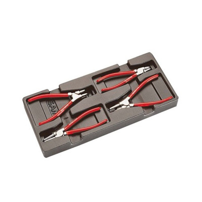 SAM 4-Piece Circlip Plier Set, Bent, Straight Tip, ESD