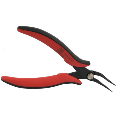 RS PRO Long Nose Pliers, 147 mm Overall, Angled Tip, 16mm Jaw