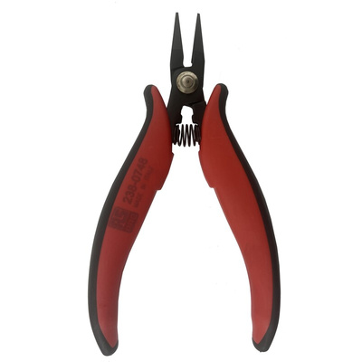 RS PRO Long Nose Pliers, 146 mm Overall, Straight Tip, 19mm Jaw