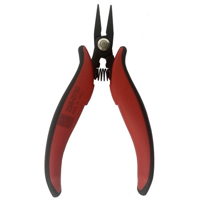 RS PRO Flat Nose Pliers, 146 mm Overall, Straight Tip, 19mm Jaw