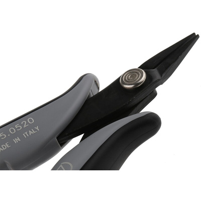 RS PRO Long Nose Pliers, 140 mm Overall, Straight Tip, 17mm Jaw, ESD