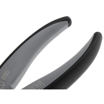 RS PRO Long Nose Pliers, 140 mm Overall, Straight Tip, 17mm Jaw, ESD