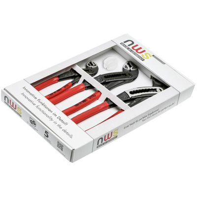 NWS N779 3-Piece Water Pump Plier Set, 300 mm Overall