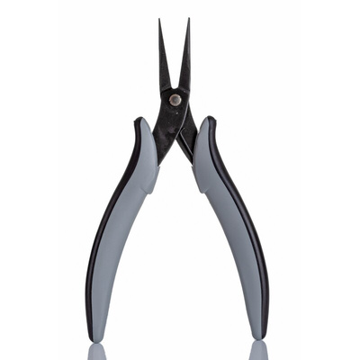 RS PRO Long Nose Pliers, 155 mm Overall, Straight Tip, 28mm Jaw, ESD