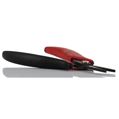 RS PRO Flat Nose Pliers, 160 mm Overall, Straight Tip, 28mm Jaw