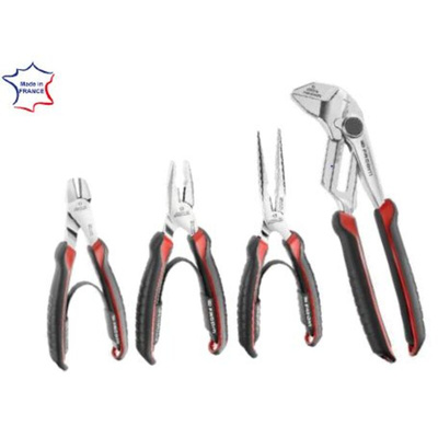 Facom 4-Piece Plier Set, 160 → 250 mm Overall