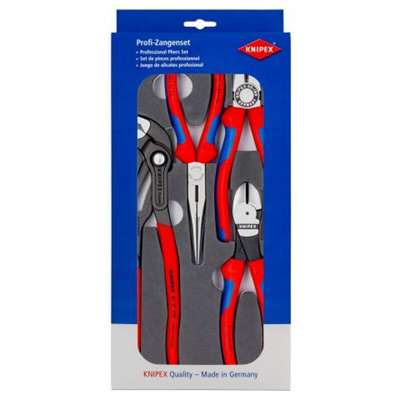 Knipex 4-Piece Plier Set, 335 mm Overall
