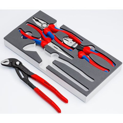 Knipex 4-Piece Plier Set, 335 mm Overall