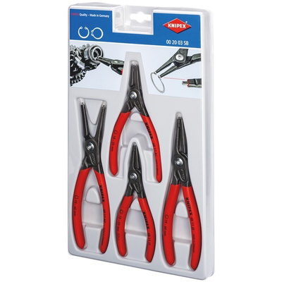 Knipex 4-Piece Circlip Plier Set, 310 mm Overall