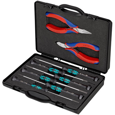 Knipex 8-Piece Plier Set, 200 mm Overall