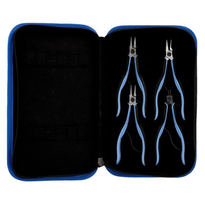 Bahco 9061 4-Piece Plier Set, Straight Tip, 170 mm Overall