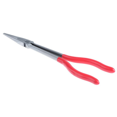 RS PRO Long Nose Pliers, 279 mm Overall, Straight Tip, 90mm Jaw