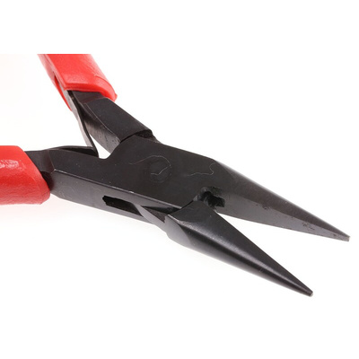 RS PRO Long Nose Pliers, 120 mm Overall, Straight Tip, 22mm Jaw