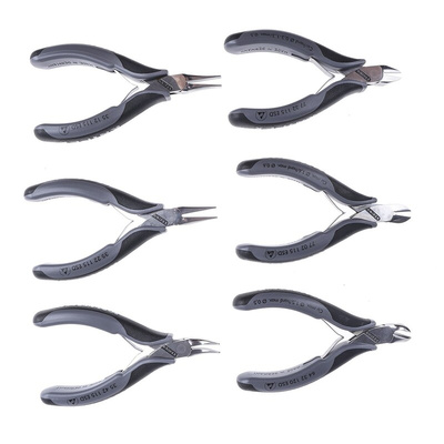 Knipex 6-Piece Plier Set, ESD, 250 mm Overall