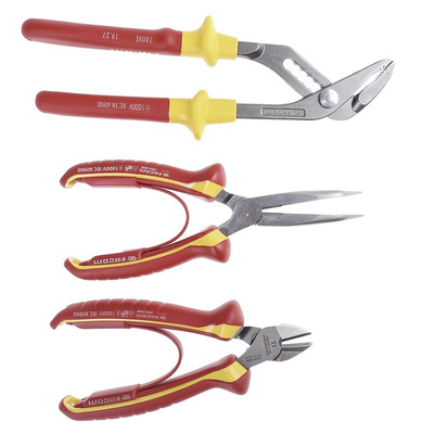 Facom 3-Piece Plier Set, 300 mm Overall
