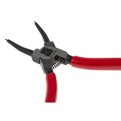 RS PRO Circlip Pliers, 135 mm Overall, Straight Tip