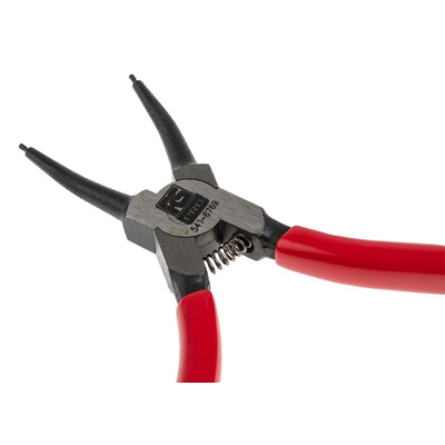 RS PRO Circlip Pliers, 135 mm Overall, Straight Tip