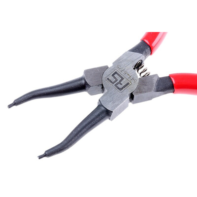 RS PRO Circlip Pliers, 175 mm Overall, Straight Tip