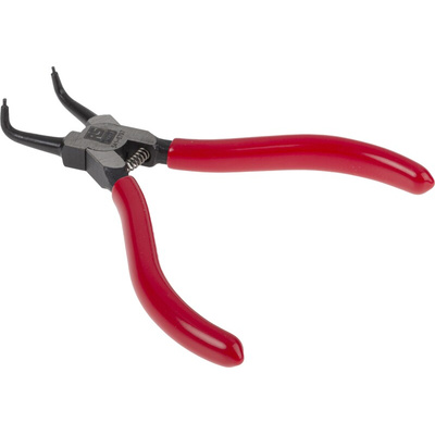 RS PRO Circlip Pliers, 125 mm Overall, Bent Tip