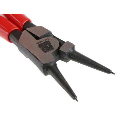 RS PRO Circlip Pliers, 135 mm Overall, Straight Tip