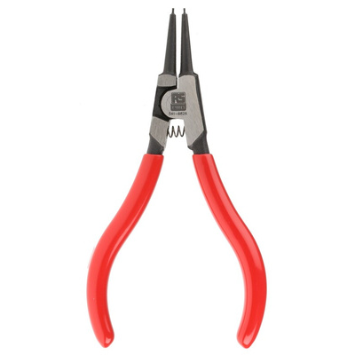 RS PRO Circlip Pliers, 135 mm Overall, Straight Tip