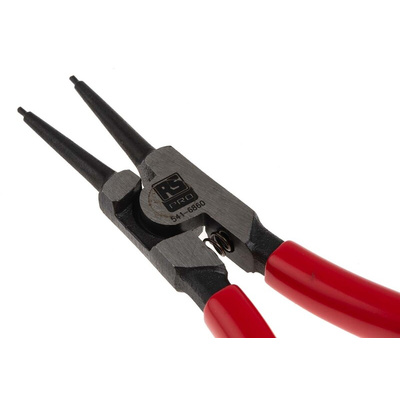 RS PRO Circlip Pliers, 135 mm Overall, Straight Tip